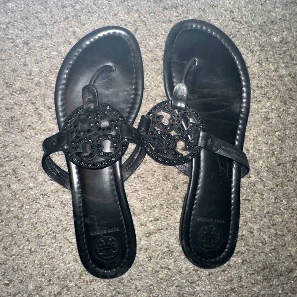 Tory Burch Black Sandals for Women